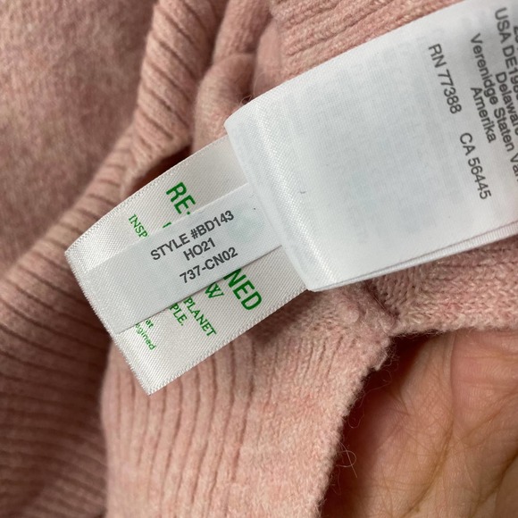 J. Crew Turtleneck Sweater Medium Pink Supersoft Yarn Long Sleeve Knit - Picture 9 of 10